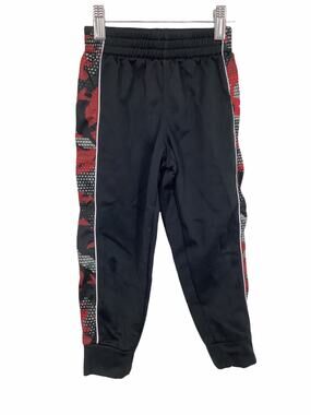 Bcg Boy's Black Red Camo Athletic Sweat Pants Kid's Youth Size 4